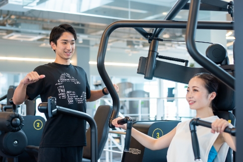 インストラクターからの運動指導
