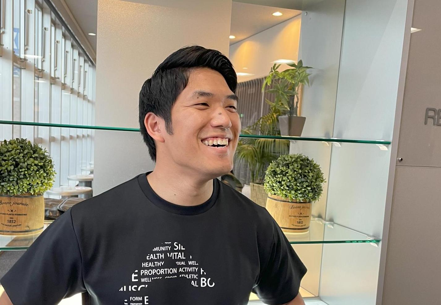 男性で初の育休も取得。キャリアもプライベートも充実させることが目標です。