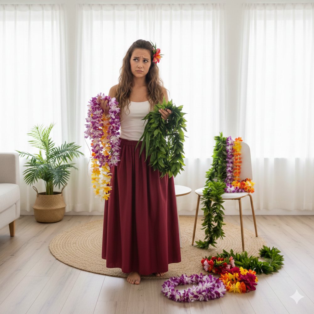 フラダンスの服装は何を着る？初心者向け練習着・パウスカートの選び方を徹底解説